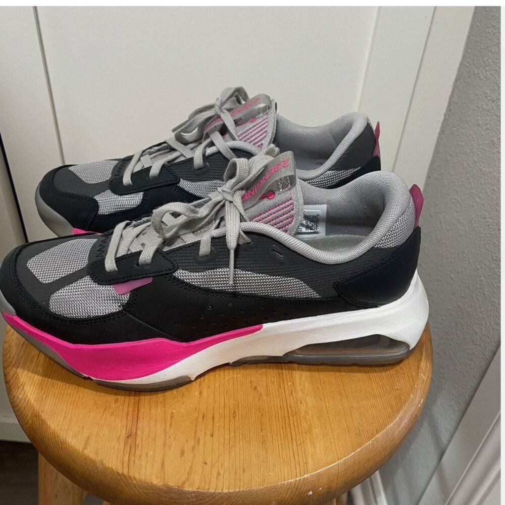 Nike Women Jordan Air Grey/Pink/Black 200E DH7381 080 Size 11 New - Picture 3 of 7